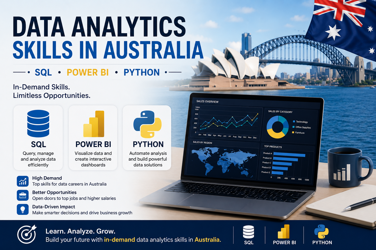 Data analytics skills in Australia