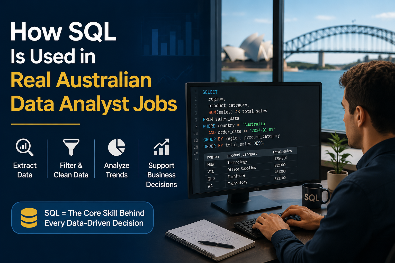 SQL for data analysts in Australia