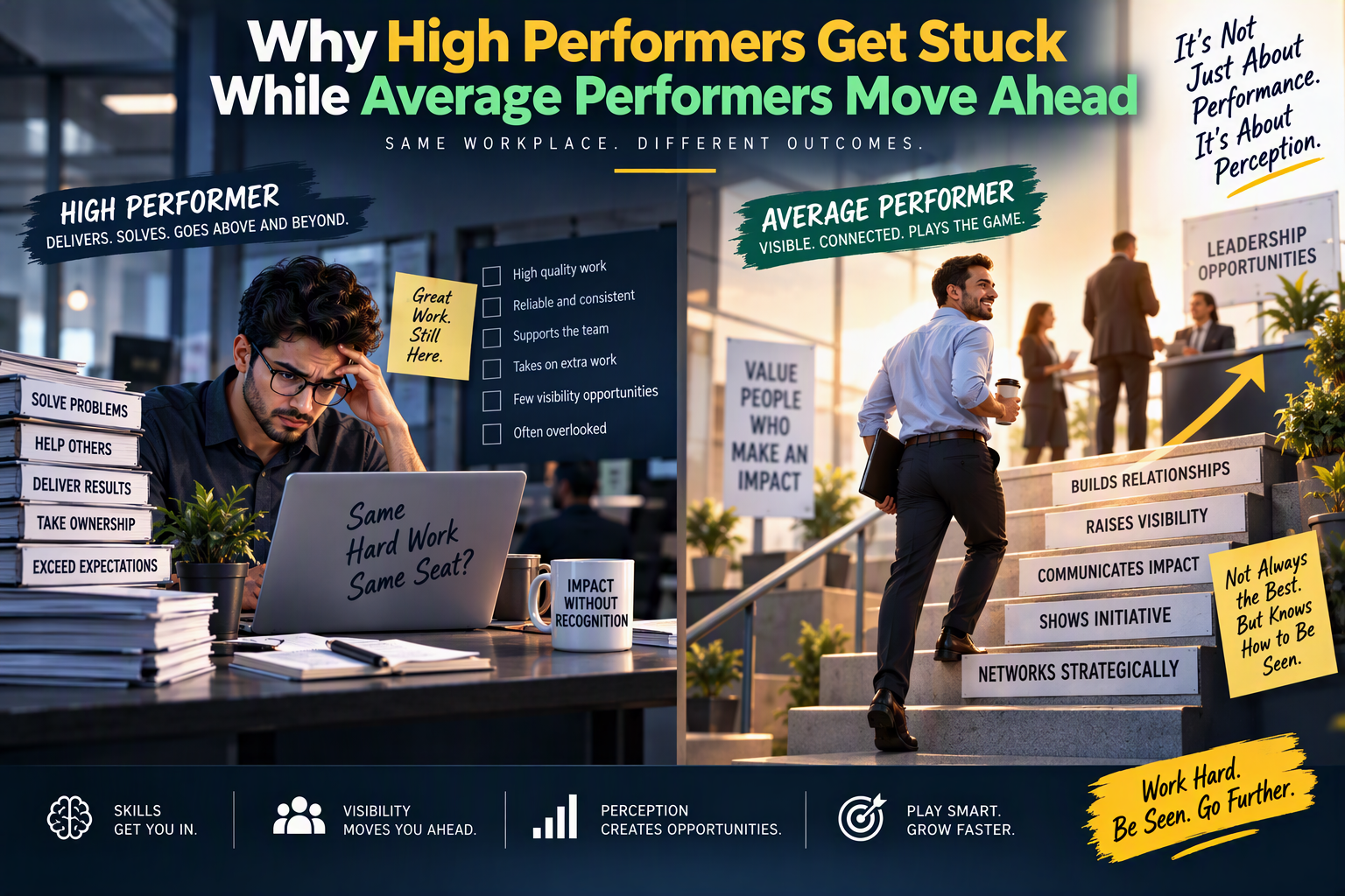 Why High Performers Get Stuck While Average Performers Move Ahead